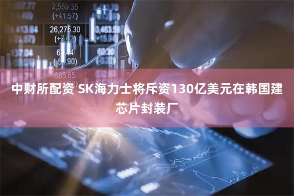 中财所配资 SK海力士将斥资130亿美元在韩国建芯片封装厂